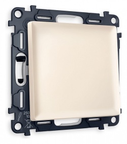 Выключатель перекрестный одноклавишный без рамки Ambrella Volt ALFA MA321030 в интернет-магазине "Галерея света"