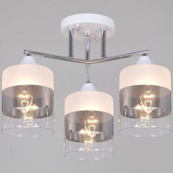 Люстра на штанге  06916-0.3-03 WH+CR в интернет-магазине "Галерея света"