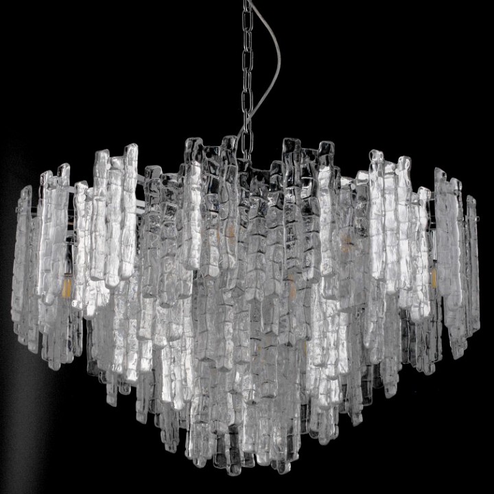 Подвесная люстра iLamp GRAMERCY 670P-16 CR+CL в интернет-магазине "Галерея света"