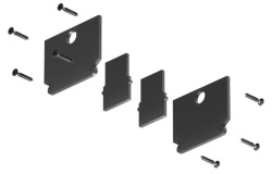Заглушка для трека Denkirs SMART SLIM ONE TR2450-BK в интернет-магазине "Галерея света"