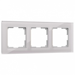 Рамка на 3 поста Werkel Favorit (дымчатый) W0031117 в интернет-магазине "Галерея света"