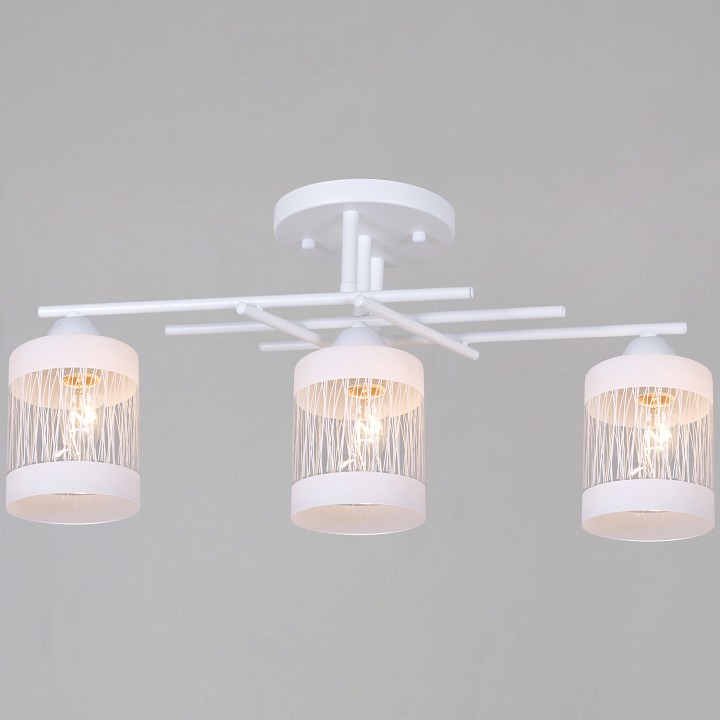 Люстра на штанге  51660-0.3-03 WH в интернет-магазине "Галерея света"