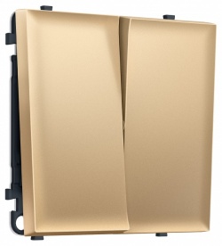Выключатель двухклавишный без рамки Ambrella Volt MS MS883010 в интернет-магазине "Галерея света"