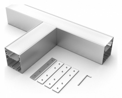 Соединитель угловой T-образный накладной Arlight S-LUX 030142 в интернет-магазине "Галерея света"