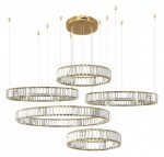 Подвесной светильник Loft it Crystal ring 10135/5 Gold в интернет-магазине "Галерея света"
