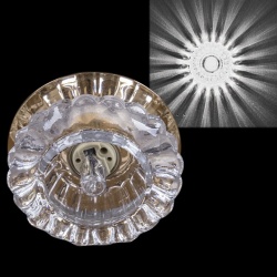 Встраиваемый светильник 07968-9.0-001HS G9 GD в интернет-магазине "Галерея света"