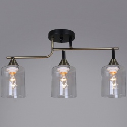 Светильник на штанге 02312-0.3-03 AB+BK в интернет-магазине "Галерея света"