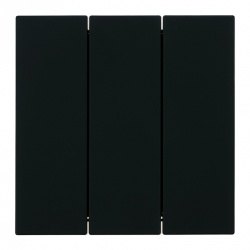 Выключатель трехклавишный без рамки Stekker Мия 50444 в интернет-магазине "Галерея света"