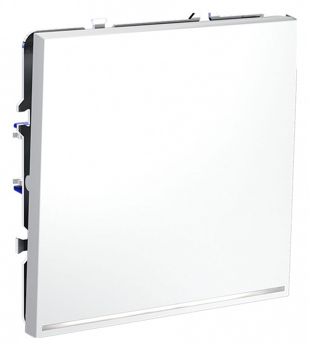 Выключатель проходной одноклавишный с подсветкой без рамки Voltum S70 VLS010402 в интернет-магазине "Галерея света"