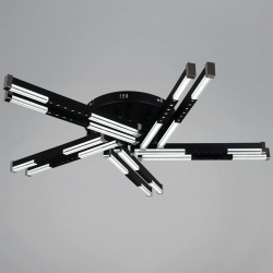 Люстра на штанге  24090-0.3-10 BK в интернет-магазине "Галерея света"