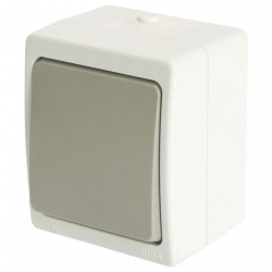 Переключатель одноклавишный без рамки Stekker Велена 49732 в интернет-магазине "Галерея света"