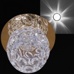 Встраиваемый светильник 08084-9.0-001H G9 GD в интернет-магазине "Галерея света"