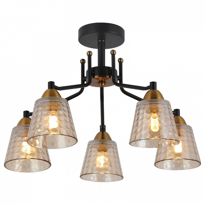 Люстра на штанге Freya Capella FR4017PL-05BBZ в интернет-магазине "Галерея света"