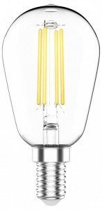 Лампа светодиодная Gauss Basic Filament E14 4.5Вт 2700K 1141115 в интернет-магазине "Галерея света"