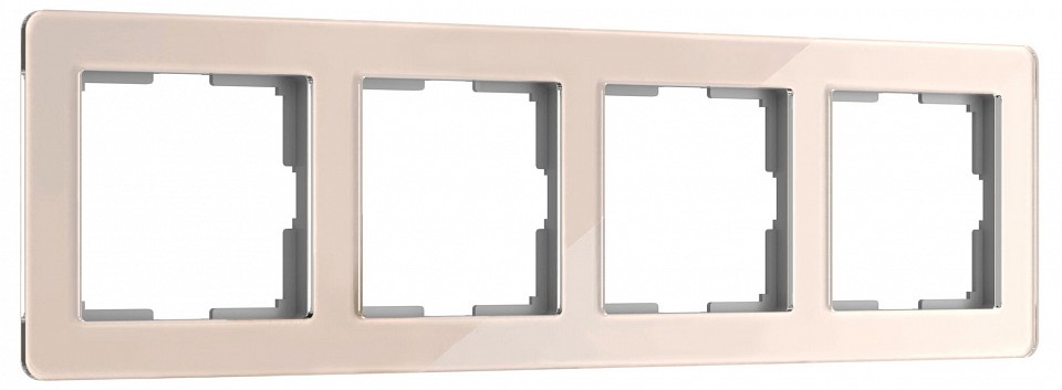 Рамка на 4 поста Werkel Acrylic (айвори) W0042743 в интернет-магазине "Галерея света"