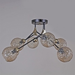 Потолочная люстра ILLUMICO  IL0264-8CSQ-79 BK AB в интернет-магазине "Галерея света"