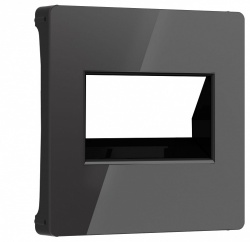 Накладка для розетки Ethernet RJ-45 Werkel черный акрил W1191148 в интернет-магазине "Галерея света"
