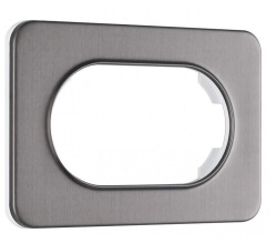 Рамка для двойной розетки Arte Milano am-502.07 502.07-double.grey в интернет-магазине "Галерея света"