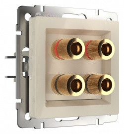 Розетка акустическая без рамки Werkel слоновая кость W1185003 в интернет-магазине "Галерея света"