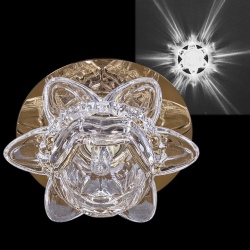 Встраиваемый светильник 07943-9.0-001H G9 GD в интернет-магазине "Галерея света"