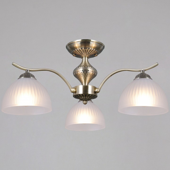 Люстра на штанге ILLUMICO  IL0896-3CSQ-26 AB ELITE в интернет-магазине "Галерея света"