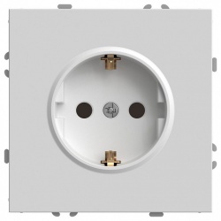 Розетка с заземлением и со шторкой, без рамки Stekker Эмили 50235 в интернет-магазине "Галерея света"