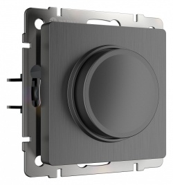 Диммер без рамки Werkel графит рифленый W1142004 в интернет-магазине "Галерея света"