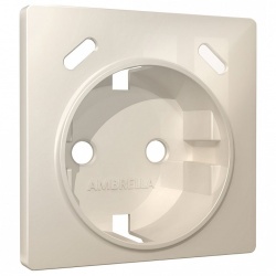 Накладка для розетки с заземлением и со шторками и 2хUSB type С Ambrella Volt ALFA AP3105 в интернет-магазине "Галерея света"