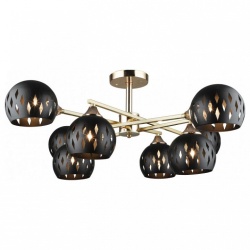 Люстра на штанге Imex MD.4211 MD.4211-8-S-GD+FGD в интернет-магазине "Галерея света"