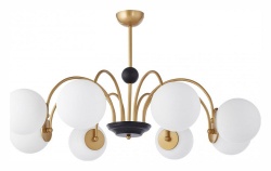 Люстра на штанге Arte Milano AM-Napoli 312066/D940/8 BS/BK в интернет-магазине "Галерея света"