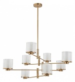 Люстра на штанге Indigo Bilancia 13023/8R Brass в интернет-магазине "Галерея света"