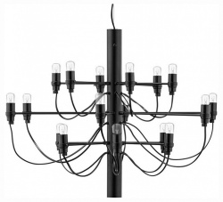 Подвесная люстра Loft it Gino 10196/650 Black в интернет-магазине "Галерея света"