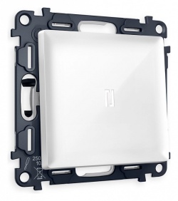 Выключатель одноклавишный с подсветкой без рамки Ambrella Volt ALFA MA102015 в интернет-магазине "Галерея света"