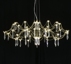 Подвесная люстра MyFar Ersilia MR2662-60P-76AP в интернет-магазине "Галерея света"