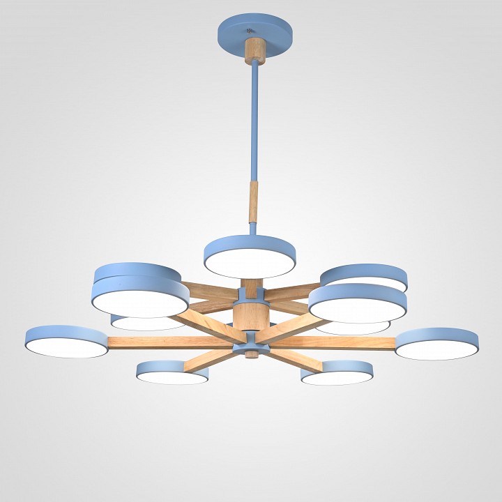 Люстра на штанге Imperiumloft TURNA Blue TURNA-DBL01 в интернет-магазине "Галерея света"