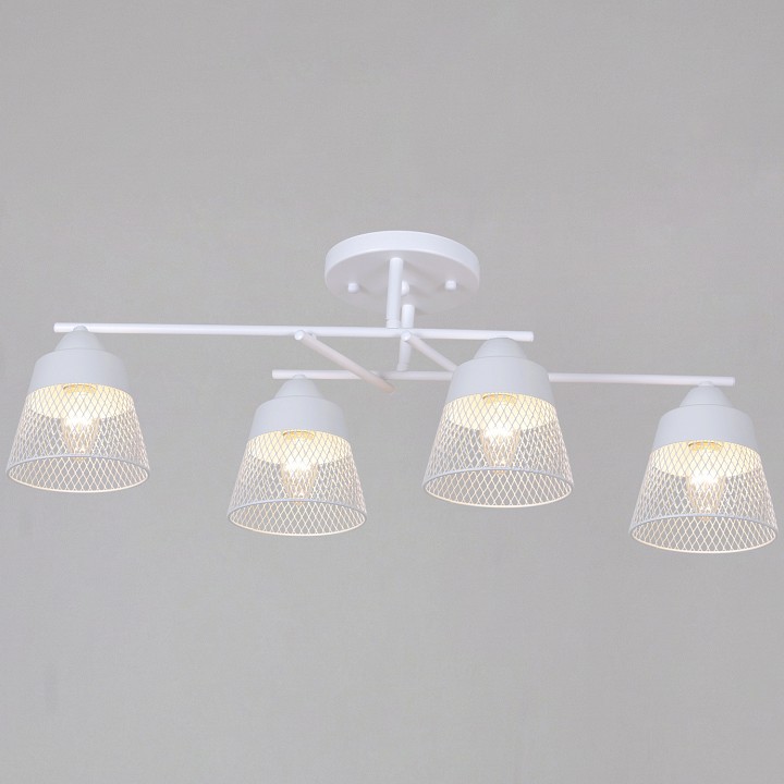 Люстра на штанге  61660-0.3-04 WH в интернет-магазине "Галерея света"