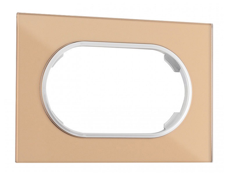 Рамка для двойной розетки Arte Milano am-502.01 502.01-double.shampan в интернет-магазине "Галерея света"
