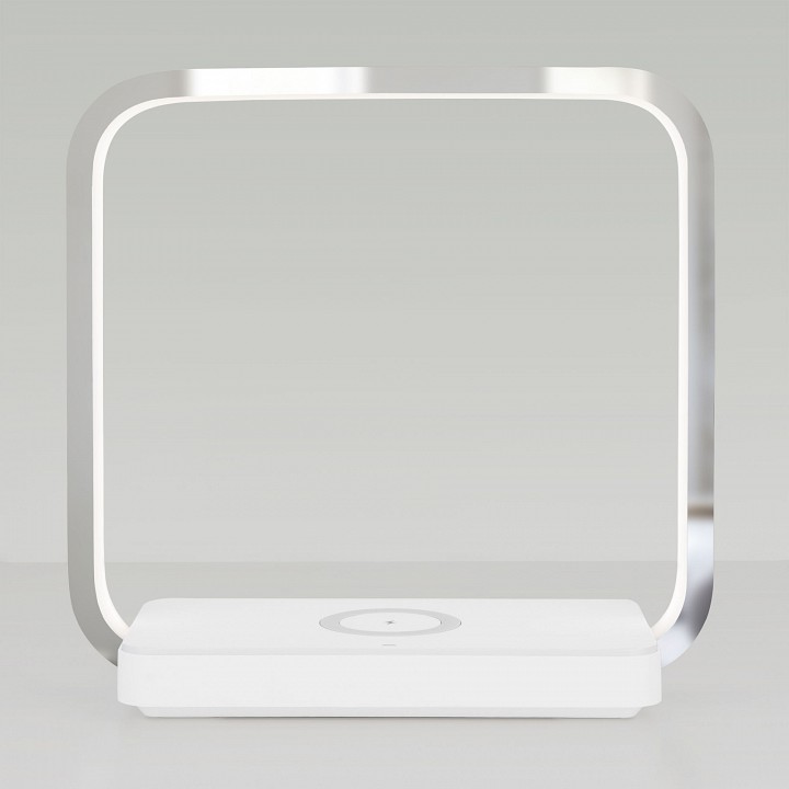 Настольная лампа офисная Eurosvet Frame 80502/1 хром в интернет-магазине "Галерея света"