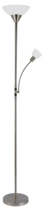 Торшер Arte Lamp DUETTO A4085PN-2SS в интернет-магазине "Галерея света"