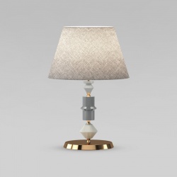 Настольная лампа декоративная Eurosvet Olaria 108012 латунь в интернет-магазине "Галерея света"