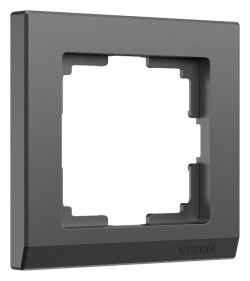Рамка на 1 пост Werkel Stark (графит матовый) W0011864 в интернет-магазине "Галерея света"