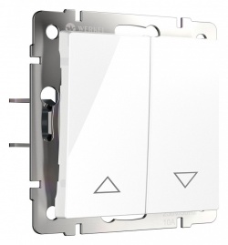 Выключатель для жалюзи Werkel белый W1124501 в интернет-магазине "Галерея света"