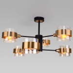 Люстра на штанге Eurosvet Arcada 70127/6 черный в интернет-магазине "Галерея света"