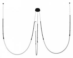 Подвесная люстра Arte Lamp Klimt A2850SP-38BK в интернет-магазине "Галерея света"