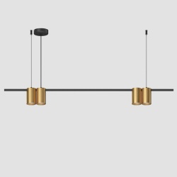 Подвесной светильник Denkirs Orbit DK4061-BK+SG в интернет-магазине "Галерея света"