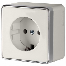 Розетка с заземлением Werkel Gallant (слоновая кость) W5071003 в интернет-магазине "Галерея света"