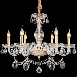 Подвесная люстра ILLUMICO IL2066 IL2066-6PBC-25 ELITE в интернет-магазине "Галерея света"