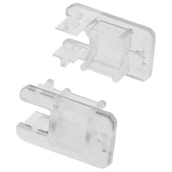 Набор из 2 заглушек для профиля Arlight SHELF9 017335 в интернет-магазине "Галерея света"