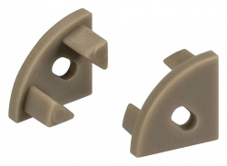 Набор заглушек для профиля с отверстием Arlight SL-KANT 038368 в интернет-магазине "Галерея света"