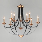 Подвесная люстра Eurosvet Lazzaro 60098/9 черный в интернет-магазине "Галерея света"